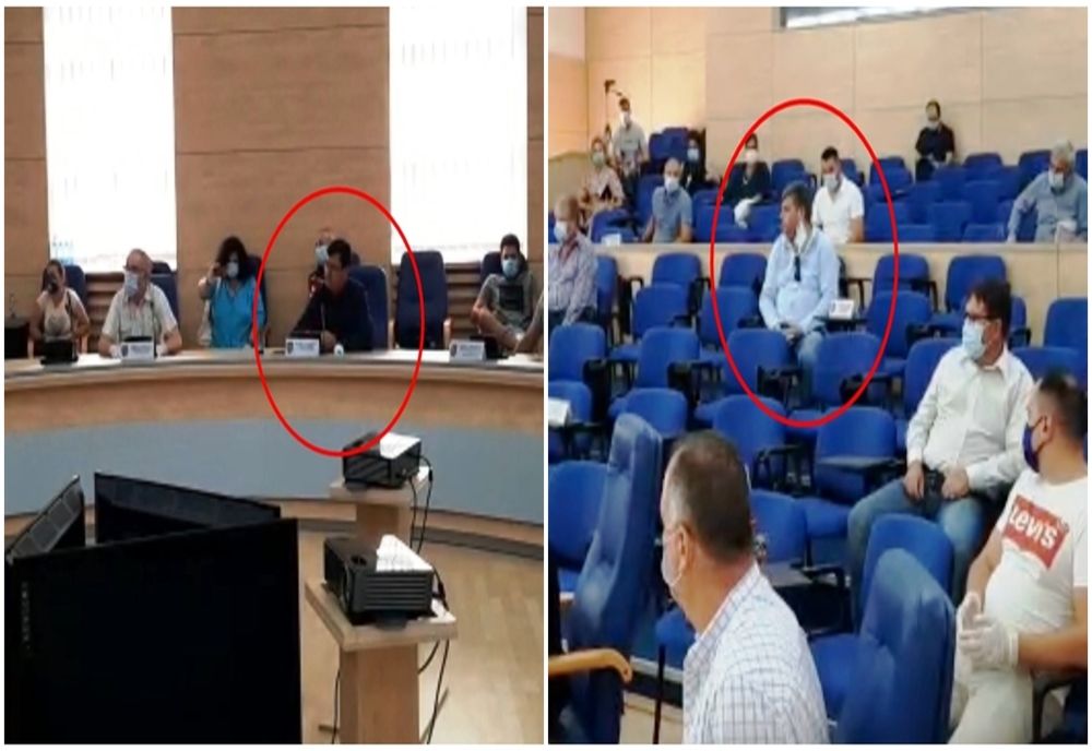 Doi consilieri şi-au dat jos măştile de protecţie, în şedinţa Consiliului Judeţean Olt