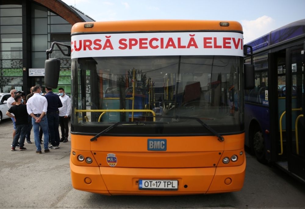 Slatina: Cursă specială pentru elevi, din prima zi de şcoală