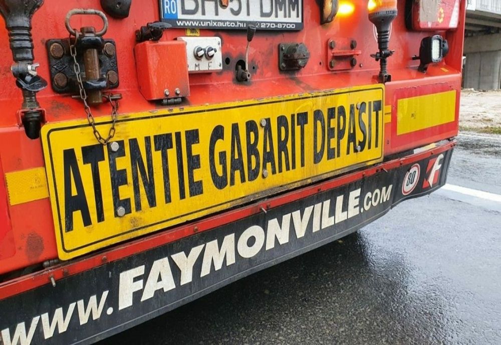 Transport agabaritic. Circulaţia va fi restricţionată pe mai multe artere rutiere din țară