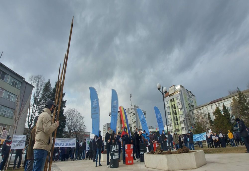 VIDEO. Angajaţii Alro, un nou protest