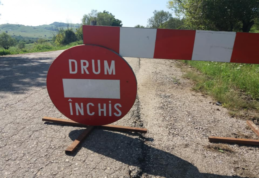 Drum naţional din Olt, închis traficului rutier