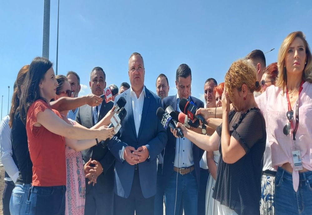 Ciucă şi Grindeanu, declaraţii de pe Centura Slatinei (VIDEO)