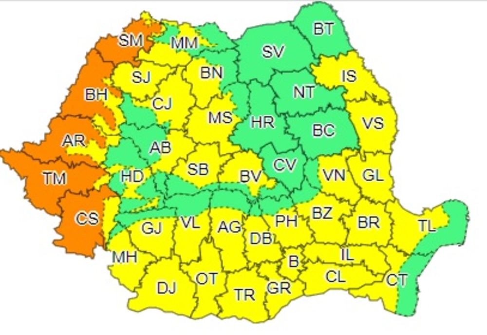 Încă două zile de căldură și disconfort termic ridicat