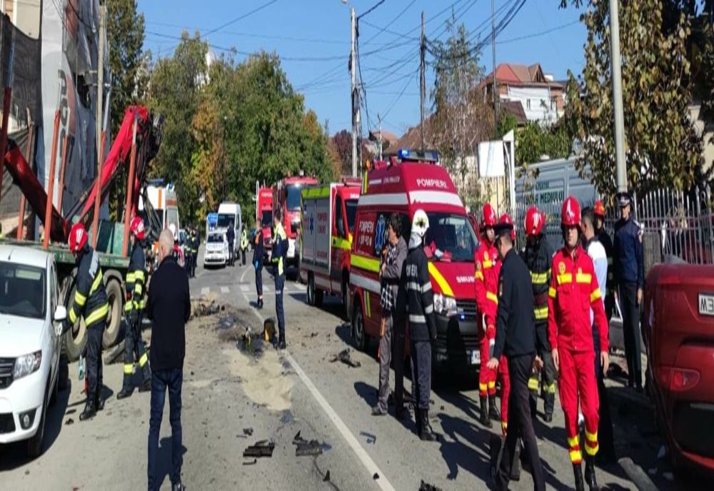 VIDEO. Momentul impactului, în accidentul grav produs la Slatina