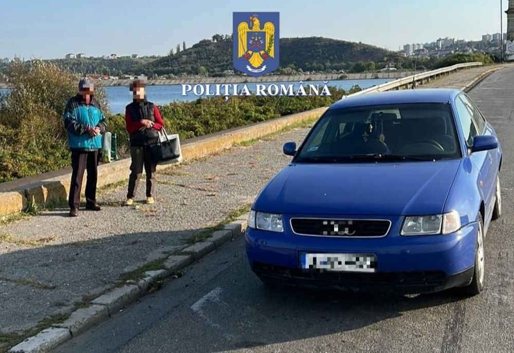 Prins de poliţişti că face transport ilegal de persoane, a sărit în râul Olt ca să fugă de autorităţi