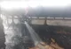 FOTO. A ajuns la spital după ce i-a luat foc casa