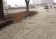 Vremea nefavorabilă dă peste cap planurile constructorilor pentru noua piaţetă din Slatina