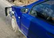 Le-a luat foc autoturismul, în mers, pe un drum din Olt - VIDEO