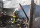 Incendiu de proporţii în Olt. Au ars tone de cereale şi furje şi două autoturisme