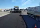 Strada din zona industrială a Slatinei, supralărgită. Se toarnă primul strat de asfalt