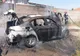 VIDEO. Autoturism în flăcări, în trafic, pe un drum din judeţ
