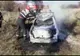 VIDEO. Un autoturism a fost incendiat pe un câmp din Olt. Poliţiştii au deschis o anchetă