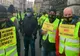 FOTO&VIDEO. Fermieri din mai multe judeţe, printre care Olt, protest la ministerul Agriculturii
