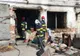 VIDEO. Incendiu în Slatina. A luat foc o clădire dezafectată