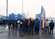 VIDEO. Sute de angajaţi ai Alro Slatina au ieşit în stradă