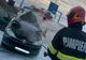 O maşină a luat foc în mers, la Slatina