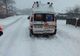 Ambulanţă plecată în misiune, rămasă blocată pe un drum din Olt