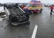 Accident spectaculos pe un drum din Olt. O mașină a rămas pe plafon - VIDEO